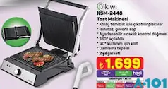 KİWİ KSM-2448 TOST MAKİNESİ KİWİ KSM-2448 TOST MAKİNESİ